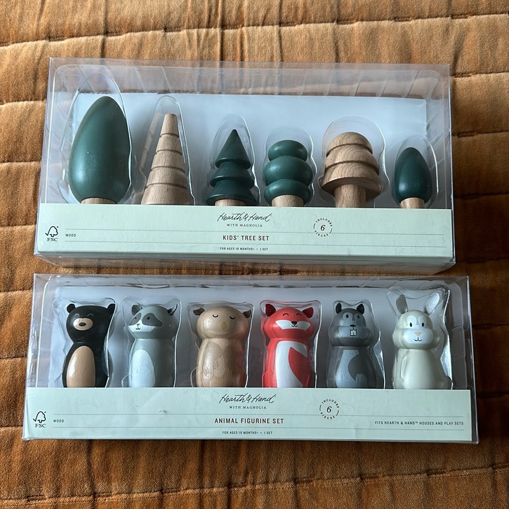 Hearth & Hand Animal + Tree Figurines